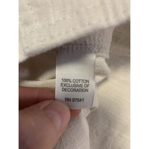 J. Jill Cotton Cropped Cargo Coastal Grama Lightweight Pants Size 12P - Picture 8 of 8